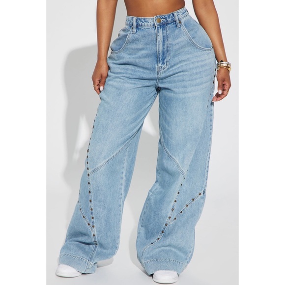Fashion Nova’ Wide Leg Jeans - Picture 10 of 11